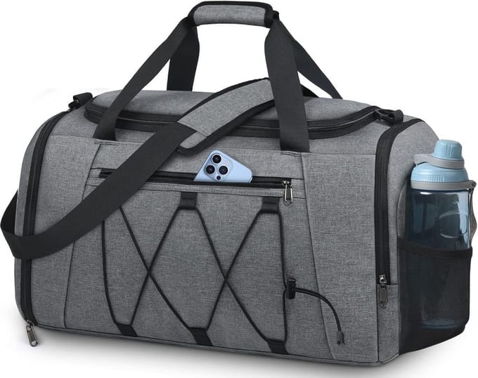 Sporttas met schoenenvak en waterdichte compartimenten - 40 liter