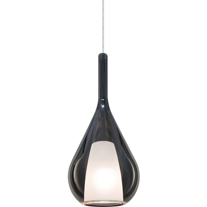 Ideal Lux hanglamp Kalique 3, rookgrijs, Ø 18 cm