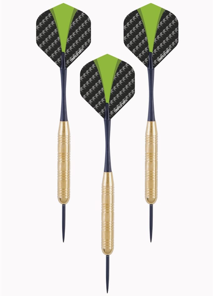 Longfield Dartpijlen - 9x - 24 grams - Dart Brass - darten - pijlen