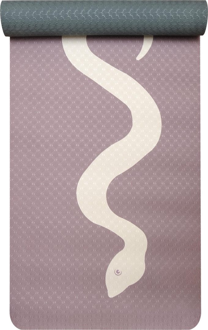 Yogistar Yogamat pro art collection kundalini anthracite/grape