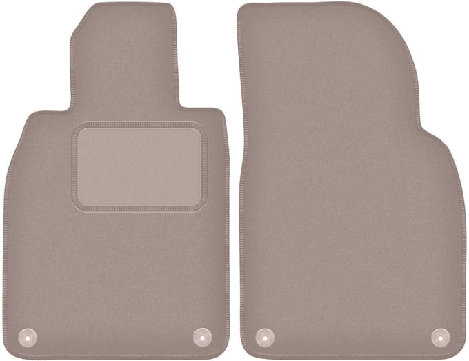 Beige velours vloermatten voor: Porsche Cayman 982 roadster (2016-)