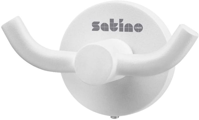 Kledinghaak Satino 2 haaks wit 332180