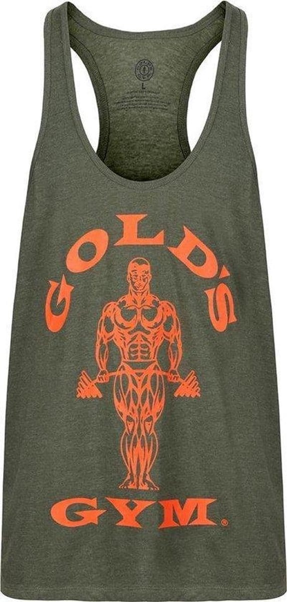 GGVST003 MUSCLE JOE PREMIUM STRING VEST - LEGER - M