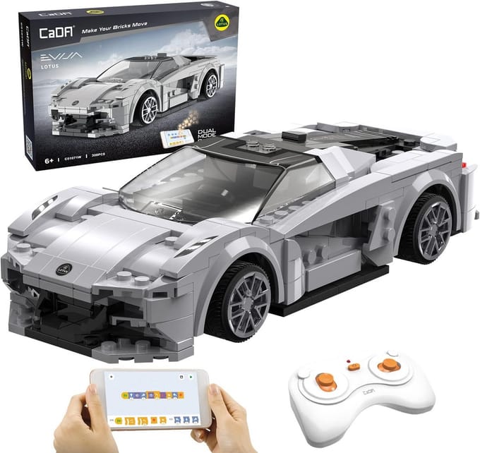 Cada Lotus Evija Bouwpakket – R/C + App-besturing, 308 Delen, 1:18, vanaf 6+