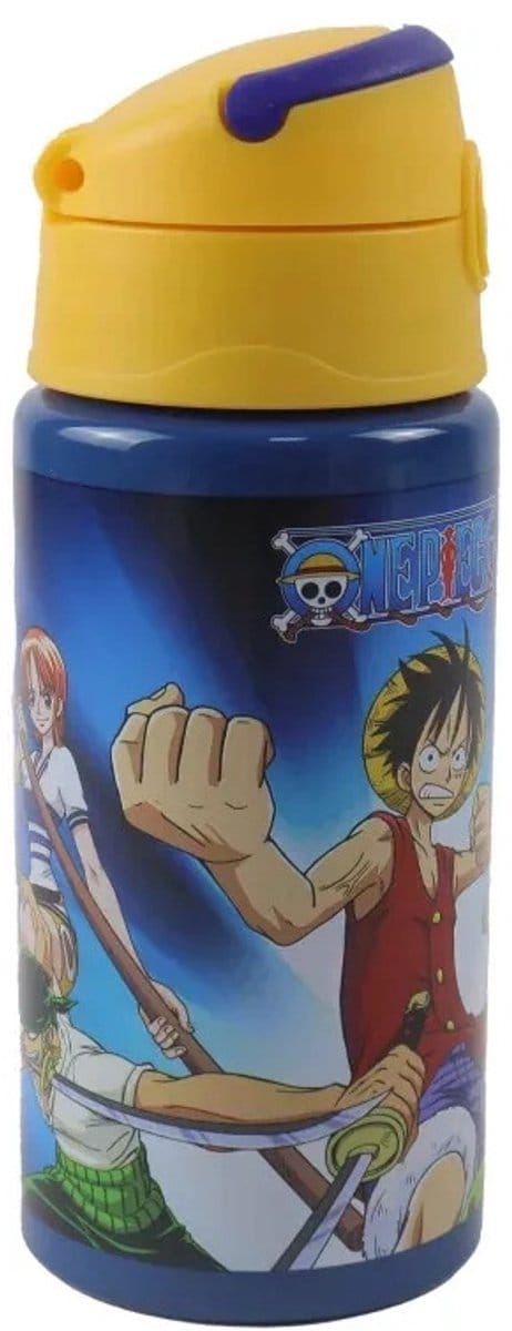 One Piece Crew aluminium fles met haak 500 ml