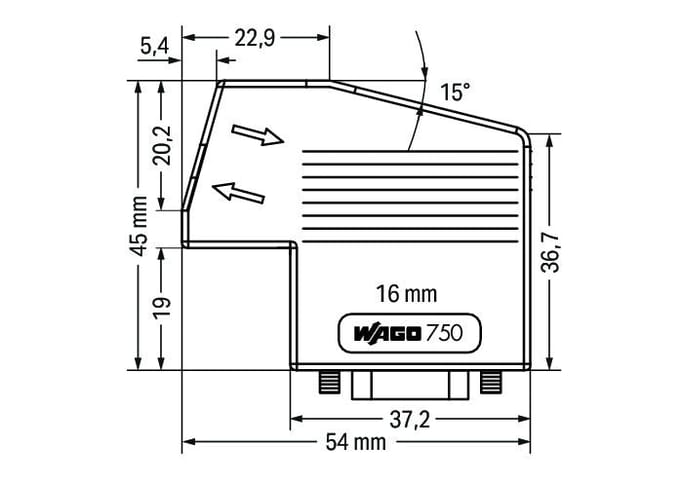 WAGO 750-963 PLC-connector 750-963 1 stuk(s)