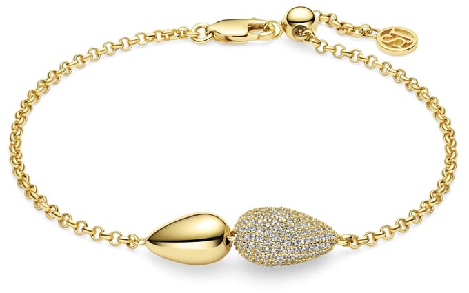 SIF JAKOBS JEWELLERY GOCCIA DUE BRACELET SJ-B2589-CZ-YG
