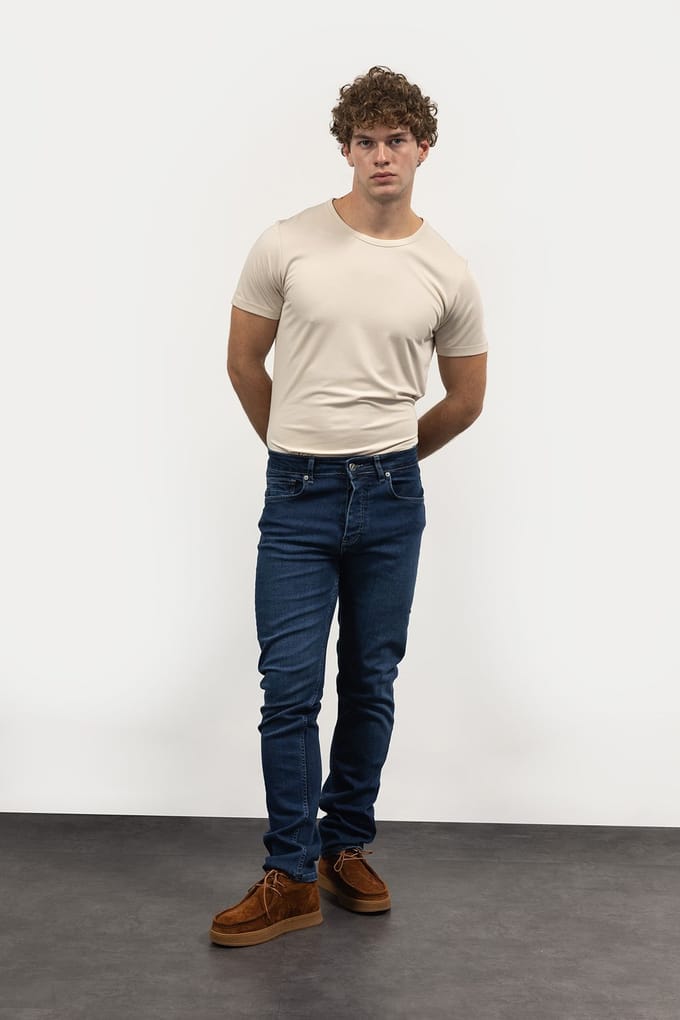 Slim Fit Middelhoge Spijkerbroek