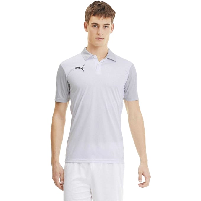 Puma Heren TeamGoal 23 Zijlijn Poloshirt (Wit/Grijs)