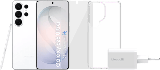 Samsung Galaxy S26 Ultra 512GB Wit 5G + Compleet Accessoirepakket