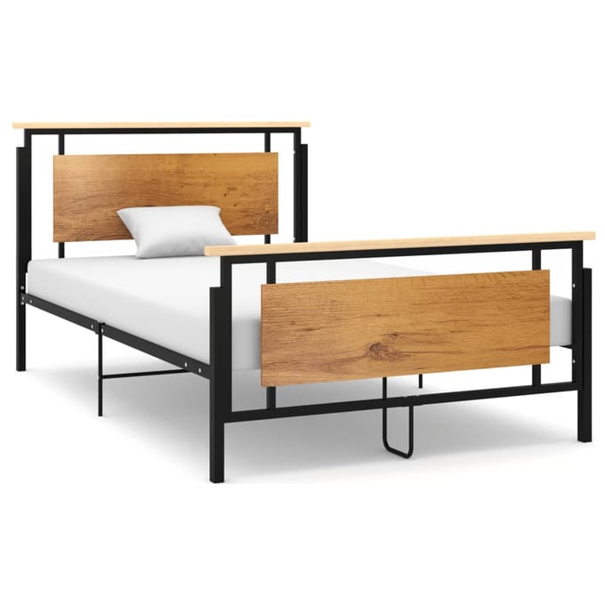 vidaXL - Bedframe - metaal - 120x200 - cm