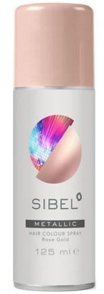 Sibel Metallic Hair Colour Spray -Rosé Goud