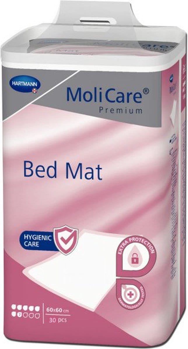 Hartmann Molicare Premium Bed Mat 7 druppels 60 x 60 cm - 4 pakken van 30 stuks