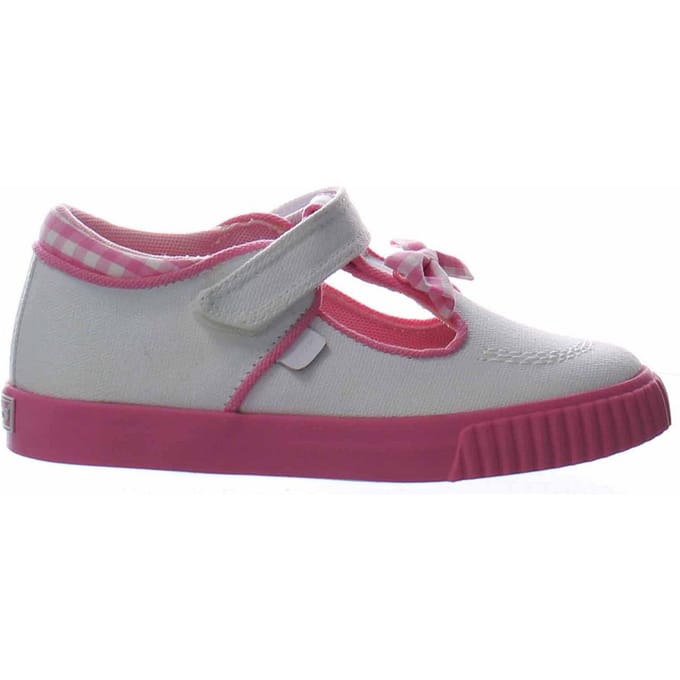 Kickers Tovni T-Bow Bumper Kinderen Wit Plimsolls