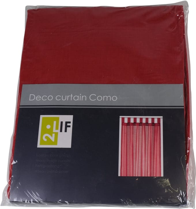 Como plooiband gordijn 140 cm x 245 cm