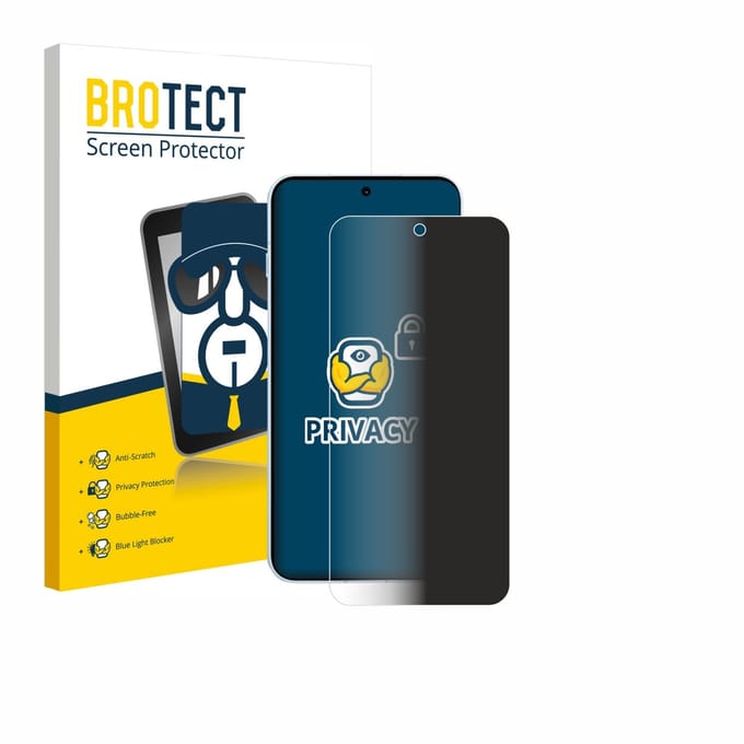 BROTECT - privacy screenprotector voor Oppo Find X8s - Folie Beschermfolie Blauwlichtfilter