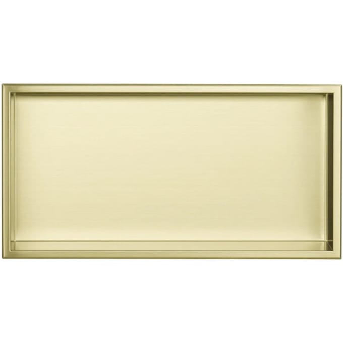 Vtw Living inbouwnis badkamer geborsteld messing 60 x 30 x 10 cm