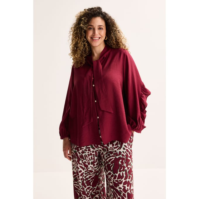 Blouse Met Strik