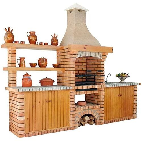My Barbecue Bakstenen grill met spoelbak CE8040F