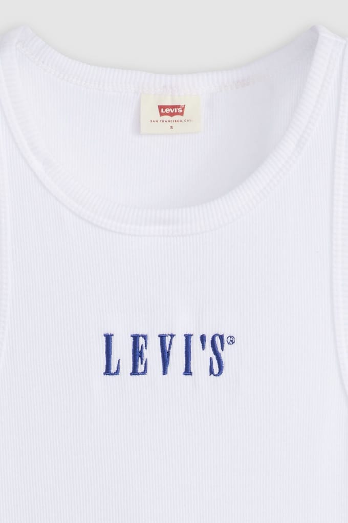 Levi's Graphic Gemini Tank Top White Taglia: M | Canottiere Outlet | Donna | Bianco