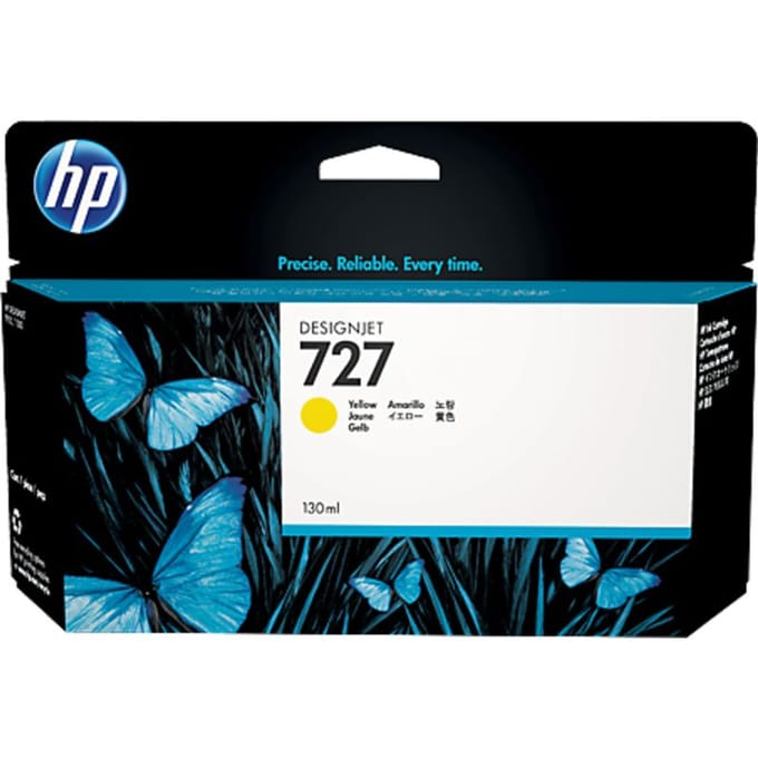 Inktcartridge hp b3p21a 727 geel