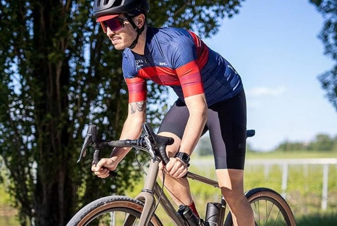 Santini Arte Technische Fietstrui, Heren Nautica Fietstrui red