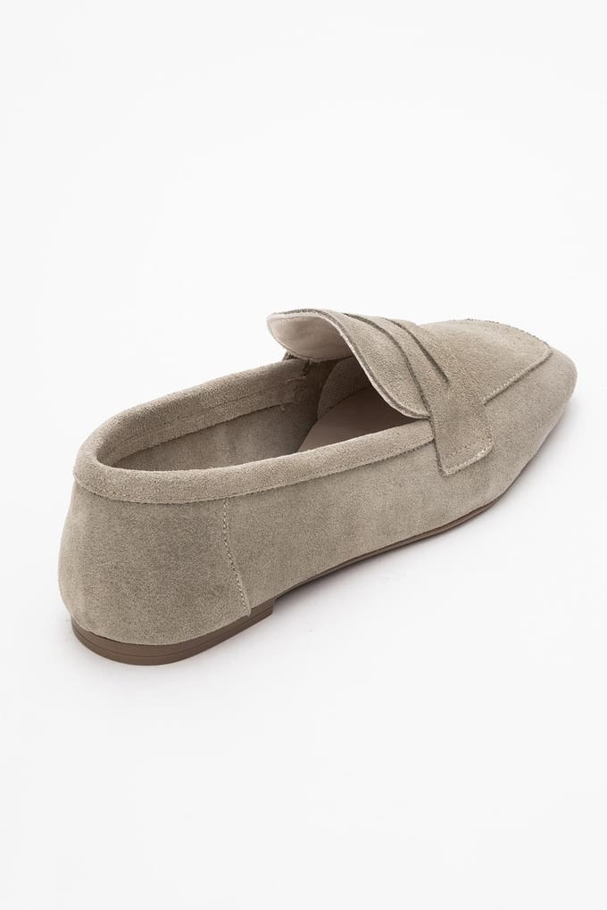 Morne Leren Loafers Dames