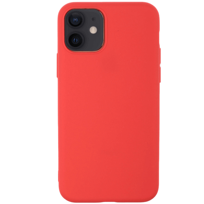 Mocaa iPhone 12 Mini Slim-Fit Hoesje Rood