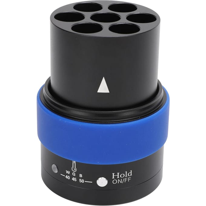Harscomposiet Verwarming met Lichtfilter Deksel Nauwkeurige Temperatuurregeling Samengesteld Materiaal Warmer voor EU Plug black