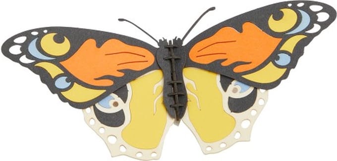Papiermodel Vlinder