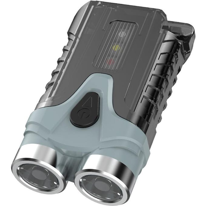 Compact formaat Dual-Light zaklamp USB oplaadbaar Hoge helderheid sleutelhanger licht draagbaar buiten groen