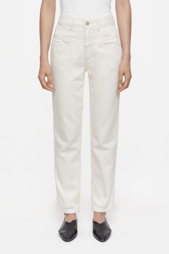 Closed Pedal Pusher Jeans Ivory Größe: W26L34 | Stoffhosen Outlet | Damen | Weiß