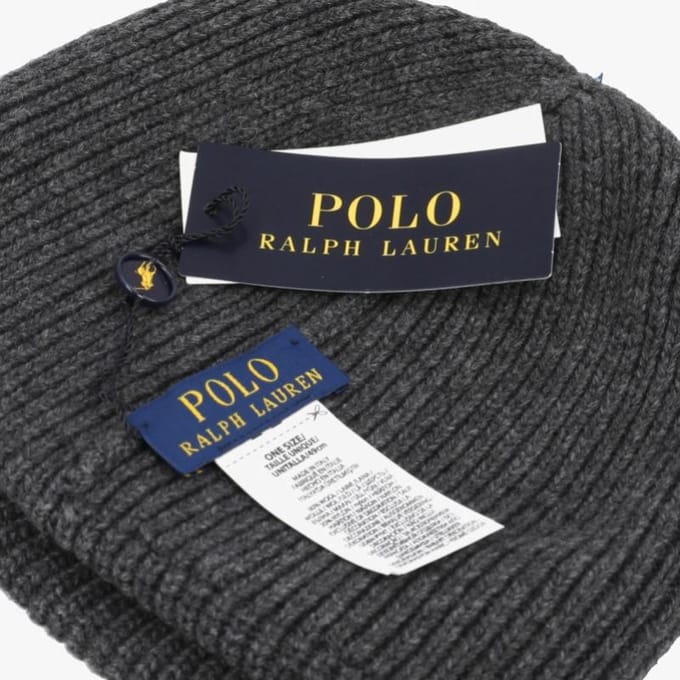 Polo Ralph Lauren Pony Gebreide Muts Pc1564 032 PC1564-032 gray