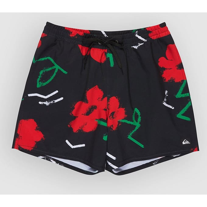 Quiksilver Stretch Printed Volley 16´´ Zwembroek Zwart M Man