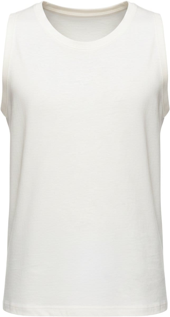 OMBRE Tanktop - Regular Fit - Katoen - Mouwloos Wit S