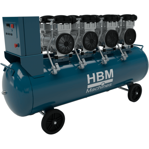 HBM 200 Liter Low Noise Compressor 8PK 400 Volt (852 l/min)