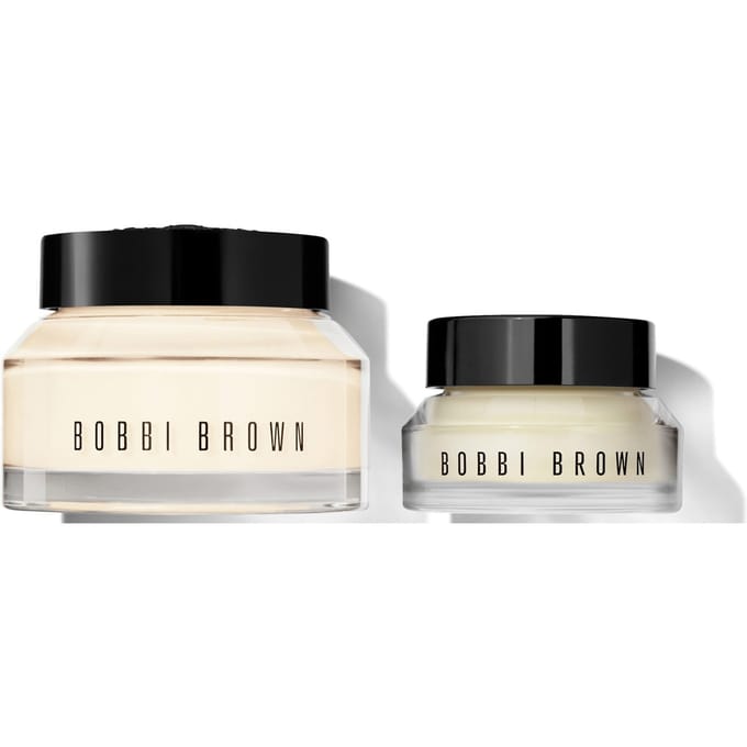 Bobbi Brown Hydrating Duo: Vitamin Enriched Face Base+ & Weightless Skin Foundation Bundle (Various Shades) - Neutral Walnut