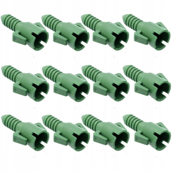GardenLine - Stickhouder Set - 11mm - 12 Stuks - Groen