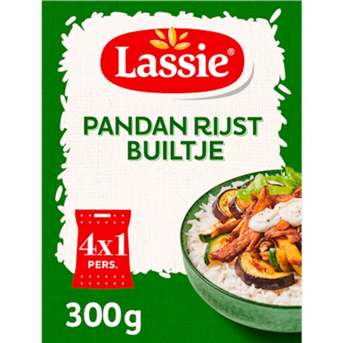 Builtjes pandanrijst 1 persoon