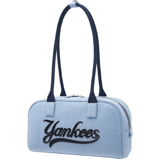 MLB Mode Trend Ritssluiting Polyester Tote Schoudertas Unisex tassen Indigo 3ABQL054N-50INS Indigo gray