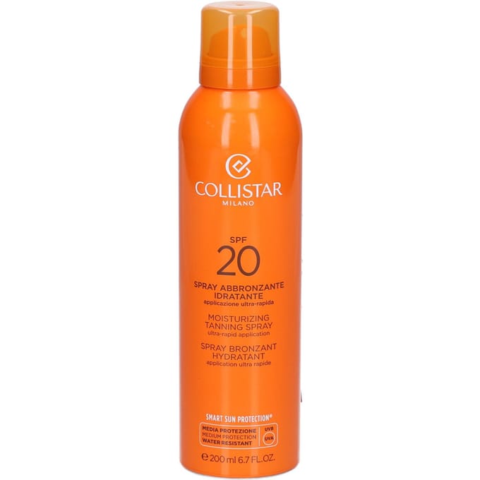 Collistar Sun Protection Moisturizing Tanning Spray Zonnebrandcrème Dames 200 ml