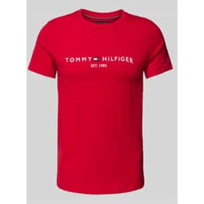 T-shirt met labelstitching