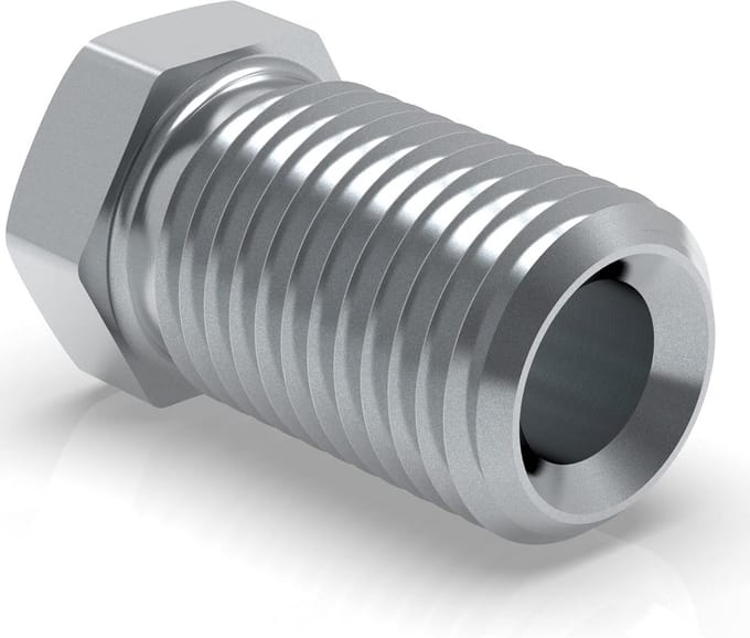 50 Stuks Schroefverbinding 3/8" UNF voor 4,75 mm Remleiding Flens E Type S Remleidingconnector
