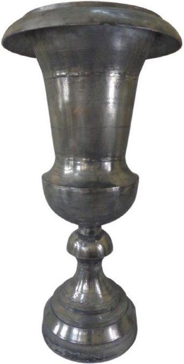 Deco4yourhome - Vaas Groot XXL - Metaal - Old Metal - Jakarta