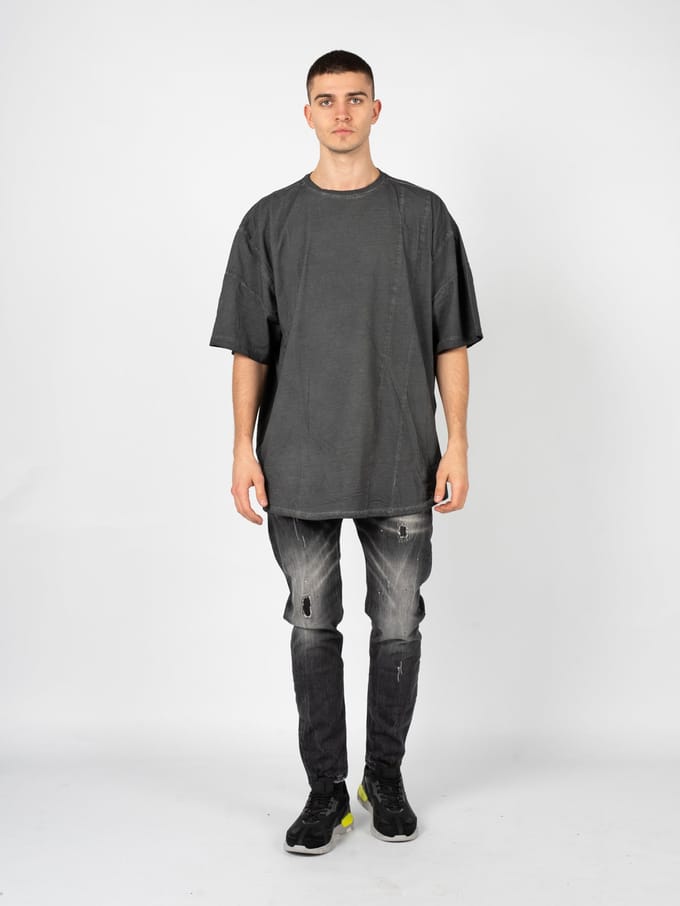 La Haine Inside Us T-shirt LM072 Mannen Grijs