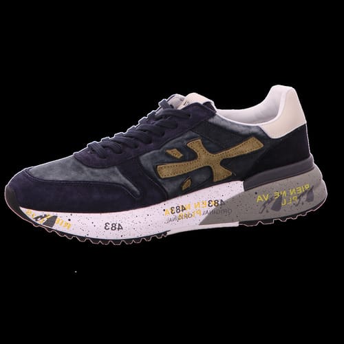 Premiata Mick Sneakers - Suède - Heren - Blauw - Maat 43