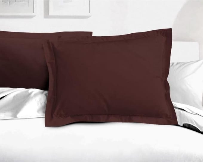 Set van 2 kussenslopen - LOVELY HOME - LH71587 - 60 x 80 cm - Bruin
