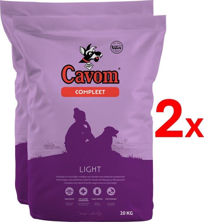 Cavom compleet Light - geperste brokken - 2x 20kg
