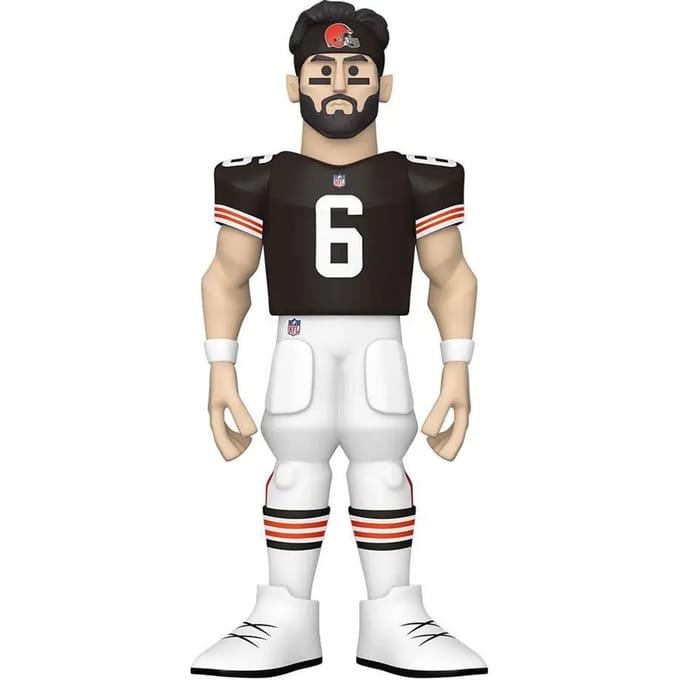 Set van 2 beeldjes Funko NFL: Cleveland Browns Vinyl Gold Baker Mayfield