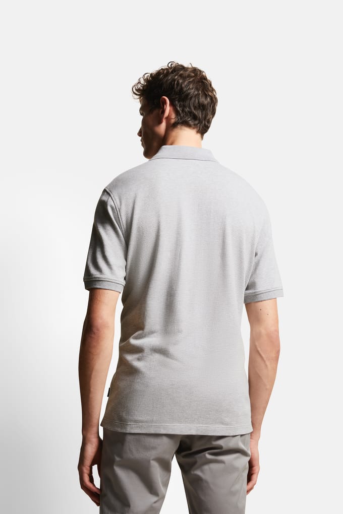 Bugatti Herren Poloshirt in 2-tone look